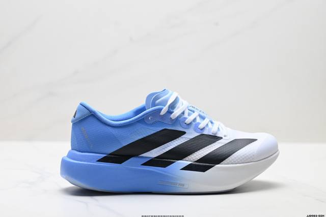 真标Adidas Adizero Evo Sl 阿迪达斯 舒适百搭防滑耐磨 低帮 休闲跑步鞋 货号:Js4489 尺码:36 36.5 37 38 38.5 3