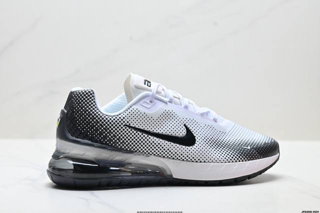 公司级Nike Air Max Phoneix 耐克 运动缓震 耐磨透气 气垫跑鞋 鞋身大面积采用了网眼材质为主 并且后跟部分还带有反勾Swoosh点缀 设计感