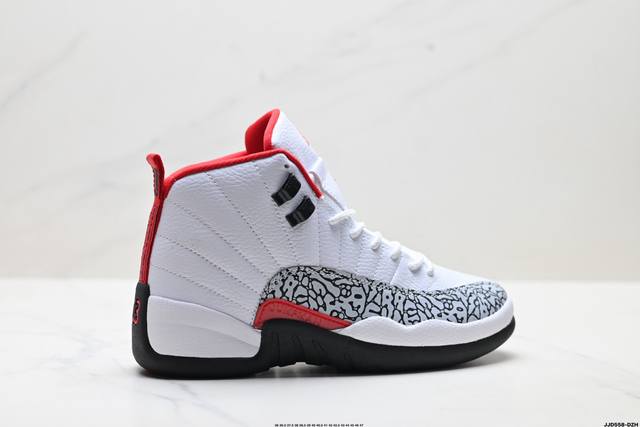 真标Nike Air Jordan 12 耐克 防滑 高帮 Aj12代复古篮球鞋 货号:Ct8013-118 尺码:36 36.5 37.5 38 38.5 3