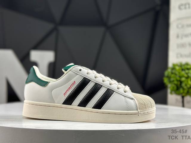 阿迪达斯 Adidas Superstar 贝壳头经典百搭休闲板鞋 货号：Jp11940 尺码：如图所示 Tck Tta
