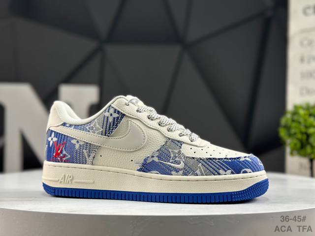 耐克 Air Force 1 Low’07 空军一号低帮休闲板鞋 定制皮料 原楦原纸板 纯正空军版型 内置全掌气垫 货号：Xs1958 586 尺码：如图所示