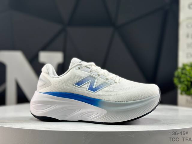 New Balance 新百伦Nb Fresh Foam X More V3 Tds 缓震跑步鞋 #采用一体式工程网眼鞋面及热熔Logo细节 #中底嵌入Fres