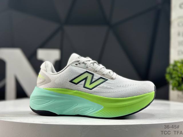 New Balance 新百伦Nb Fresh Foam X More V3 Tds 缓震跑步鞋 #采用一体式工程网眼鞋面及热熔Logo细节 #中底嵌入Fres