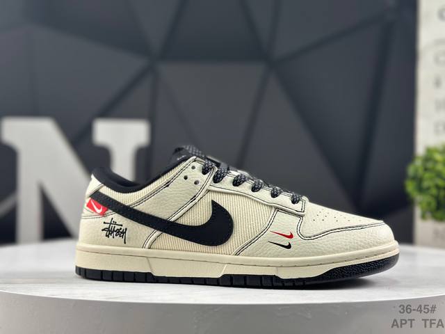 头层Nike 耐克 男女鞋真标半码制，全新 版更新数据窄楦翘头版型，采用荔枝纹牛剖革组合猪巴革鞋面材质，缜密拉帮中底布，鞋垫嵌Eva缓震物料及背胶，全新窄版翘头