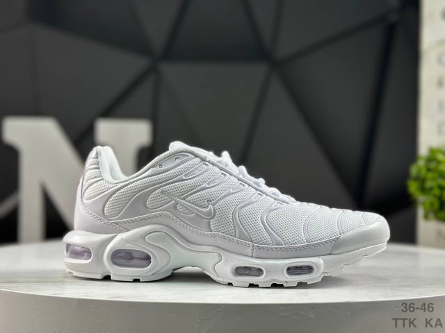 真标 耐克 Nike Air Max Plus 气垫网面复古运动休闲慢跑鞋！ 货号:Dr7853-115 尺码：如图右下角所示 Ttk Ka