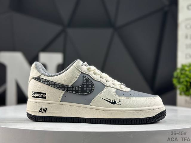 耐克 Air Force 1 Low’07 空军一号低帮休闲板鞋 定制皮料 原楦原纸板 纯正空军版型 内置全掌气垫 货号：Xs1958 568 尺码：如图所示