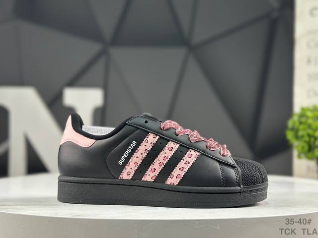 阿迪达斯 Adidas Superstar 贝壳头经典百搭休闲板鞋 货号：Ji0079 尺码：如图所示 Tck Tla