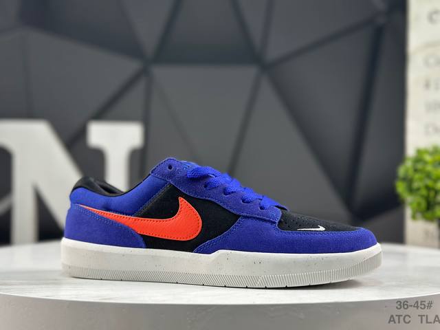 真标带半码 耐克 Sb Force 58 男女同款低帮滑板鞋 货号；Cz2959-404 尺码：如图所示 Atc Tla