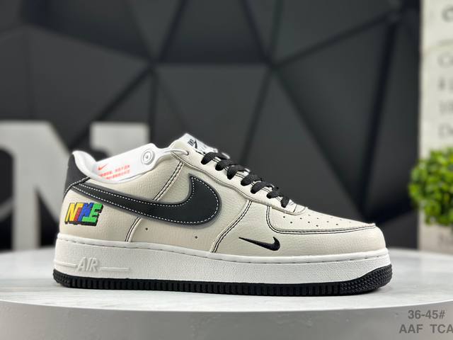 耐克 Nike Air Force 1 Low 空军一号低帮休闲运动板鞋 原楦头原纸板 打造纯正空军版型 专注外贸渠道 全掌内置蜂窝气垫 原盒配件 原厂中底钢印