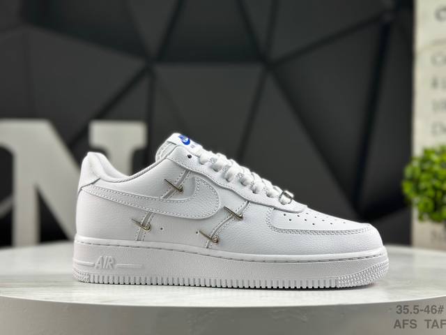 真标带半码 耐克 Nike Air Force 1 Low 空军一号低帮休闲运动板鞋 原楦头原纸板 打造纯正空军版型 专注外贸渠道 全掌内置蜂窝气垫 原盒配件