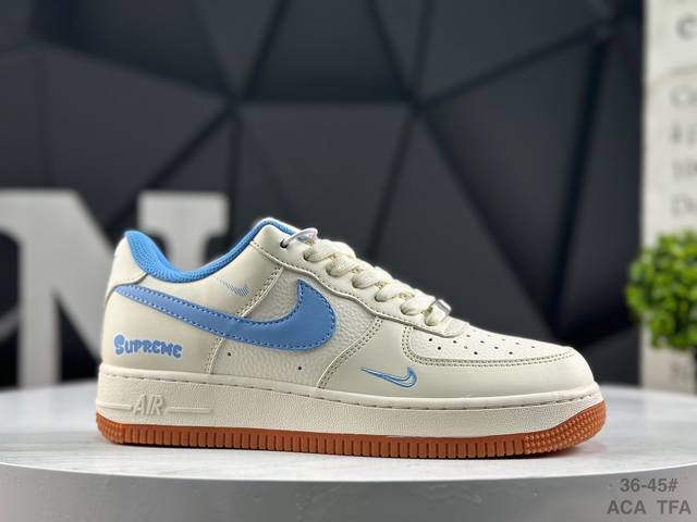 耐克 Air Force 1 Low’07 空军一号低帮休闲板鞋 定制皮料 原楦原纸板 纯正空军版型 内置全掌气垫 货号：Xs1958 547 尺码：如图所示
