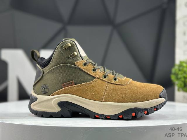 新货#Timberland添柏岚 天伯伦户外中帮休闲大黄靴系列 广东大厂品质 原盒原包装 面料采用意大利顶级磨砂细纹牛皮 搭配防臭防腐真皮乳胶鞋垫 给您完美的穿