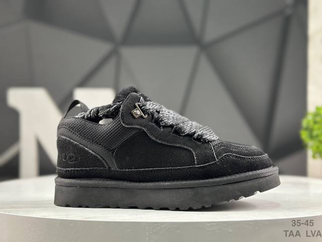 Ugg Classic Uitra Mini 梅尔双色拼接鞋带低帮休闲鞋 #全鞋采用Zp同厂 隆丰A级澳洲进口羊皮毛一体 品牌代工厂P生产线 完全遵循Zp工艺流