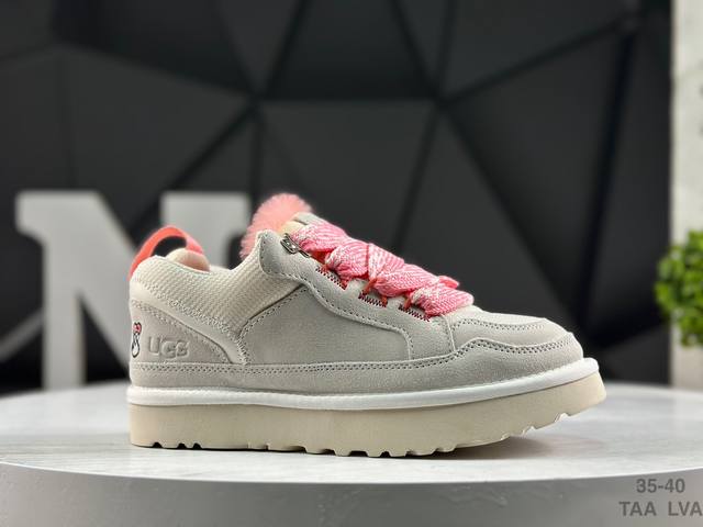 Ugg Classic Uitra Mini 梅尔双色拼接鞋带低帮休闲鞋 #全鞋采用Zp同厂 隆丰A级澳洲进口羊皮毛一体 品牌代工厂P生产线 完全遵循Zp工艺流