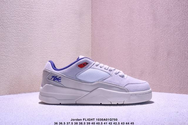 Who Decides War X Nike Jordan Flight Court Ate 搭防滑耐磨 低帮 耐克复古篮球鞋 货号:Ib4414- 尺码:36