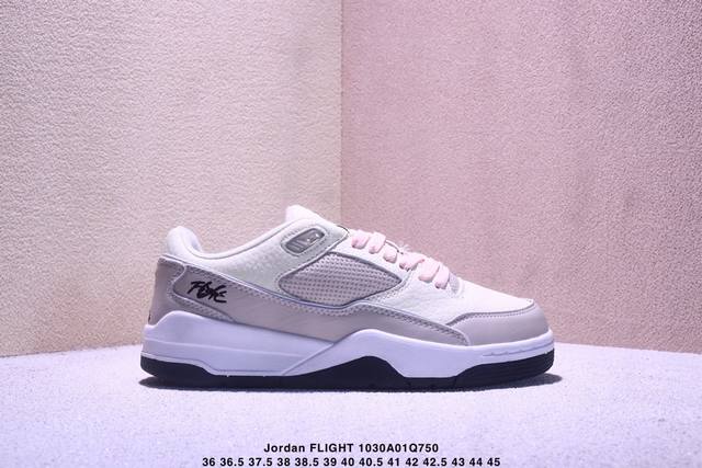 Who Decides War X Nike Jordan Flight Court Ate 搭防滑耐磨 低帮 耐克复古篮球鞋 货号:Ib4414- 尺码:36