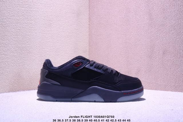 Who Decides War X Nike Jordan Flight Court Ate 搭防滑耐磨 低帮 耐克复古篮球鞋 货号:Ib4414- 尺码:36