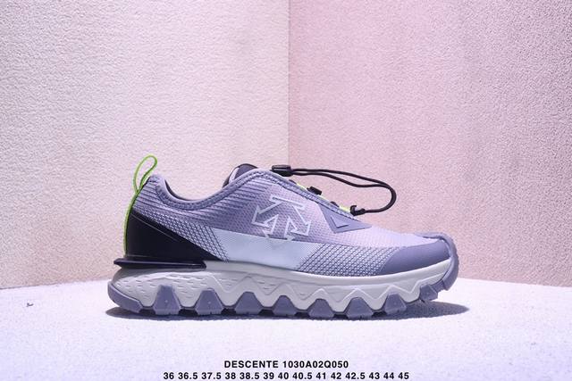 公司级迪桑特Descente Edge Court Retro 复古轻质 耐磨低帮 生活休闲鞋 尺码：36 36.5 37.5 38 38.5 39 40 40