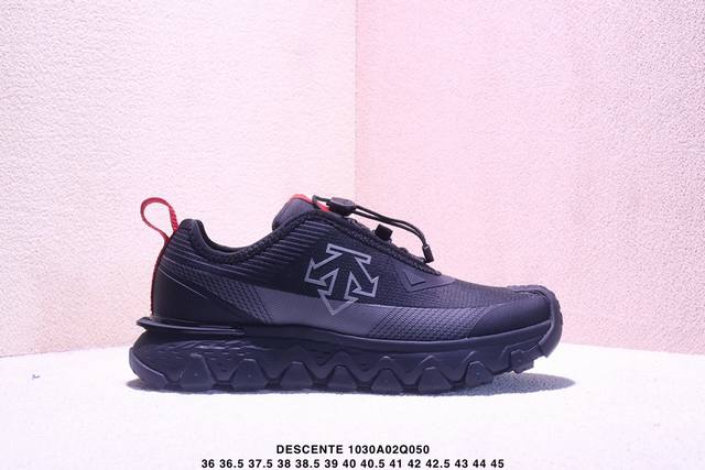 公司级迪桑特Descente Edge Court Retro 复古轻质 耐磨低帮 生活休闲鞋 尺码：36 36.5 37.5 38 38.5 39 40 40