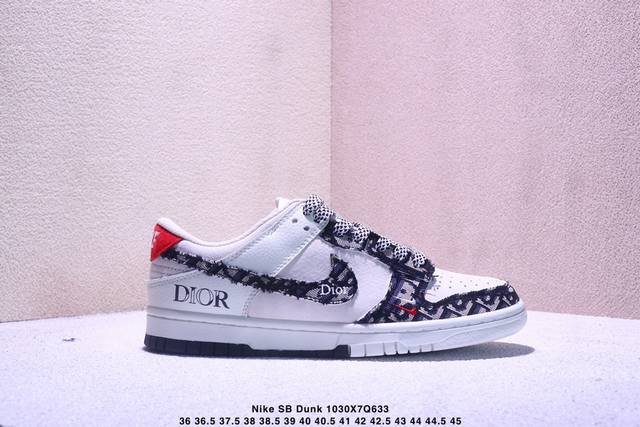 Nike Sb Dunk Low“ 暴力熊联名 双色字母勾” 周年高端定制 低帮休闲板鞋 定制鞋盒 大厂纯原品质出货 超高清洁度 皮料切割干净无任何毛边 细节完