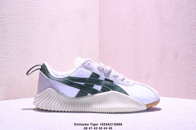公司级Onitsuka Tiger鬼塚虎 Acromount 百搭舒适 复古运动耐磨 低帮休闲鞋 从20世纪70年代展开的陆上扣球中获得设计灵感 将具有复古感的