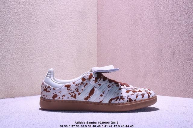 公司级Adidas Originals Samba Og 阿迪达斯三叶草 桑巴舞系列绅士德训足球风百搭低帮休闲运动板鞋 尺码:35.5 36 36.5 37 3