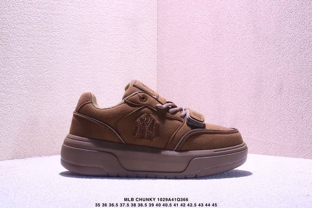 Mlb Chunky Liner Pocket Monogram人气单品 学长鞋系列低帮老爹风轻量增高厚底百搭休闲运动慢跑鞋高级街头休閒品牌Mlb公开了新推出的