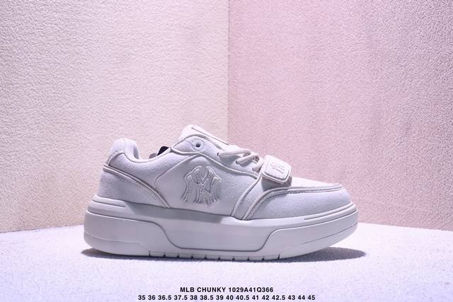 Mlb Chunky Liner Pocket Monogram人气单品 学长鞋系列低帮老爹风轻量增高厚底百搭休闲运动慢跑鞋高级街头休閒品牌Mlb公开了新推出的