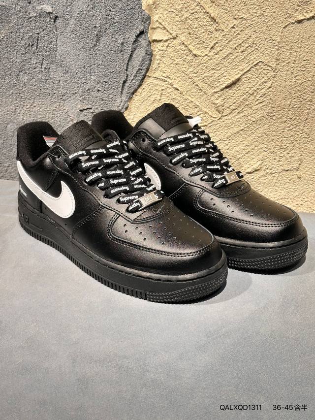新品上市实拍 耐克 Supreme Ss20 Week 2 X Nike Air Force 1 Low Sup联名空军一号低帮休闲运动板鞋 货号：Cu9225