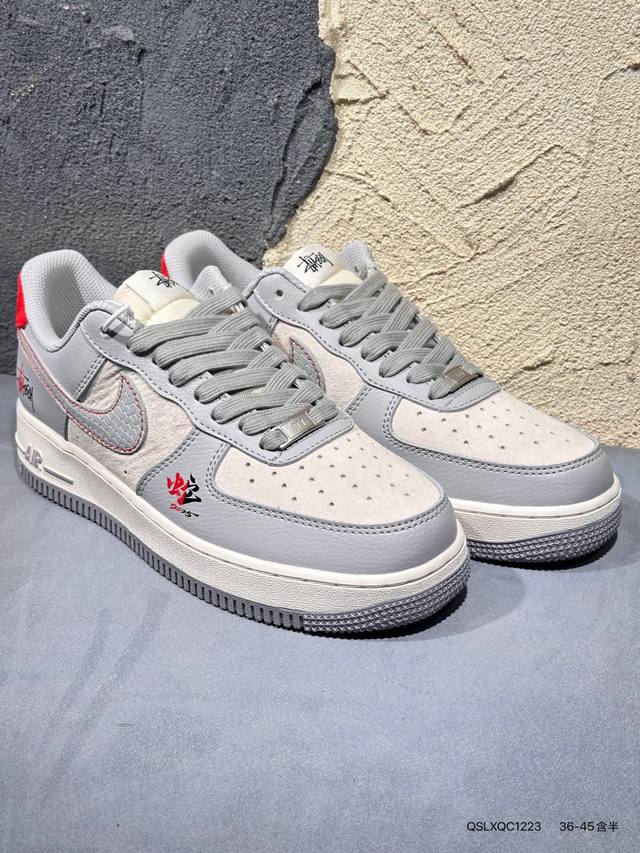 耐克Nike Air Force1 空军一号 白蓝 低帮休闲板鞋 官方同步 原装级别 原楦头原纸板 打造纯正空军版型#专注外贸渠道 全掌内置蜂窝气垫 #原盒配件