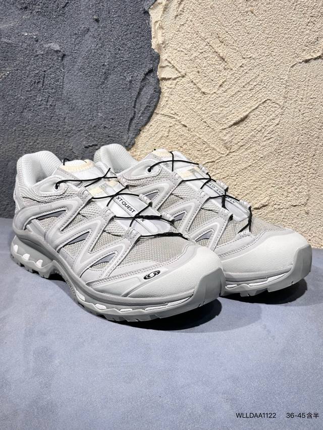 萨洛蒙 Salomon Xt-Quest Gtx 萨洛蒙 探索者系列户外越野跑鞋 货号：474294-29 鞋面采用Sensifit贴合技术 全方位贴合包裹脚型