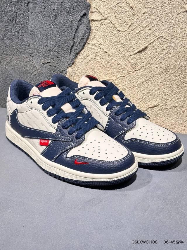 耐克 Air Jordan 1 *北面联名 定制鞋盒 大厂纯原品质出货 超高清洁度 皮料切割干净无任何毛边 细节完美 货号：Xz5749-007 Size：36