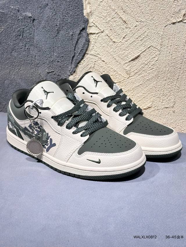 新品上市实拍 Travis Scott X Fragment Design X Jordan Air Jordan 1 Low Og Sp Aj1 乔1Lv联名