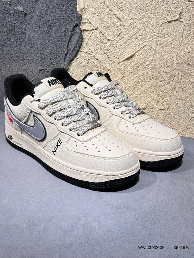 新品上市实拍 Sup X Air Force 1 Low 米白灰钩 原楦头原纸板 打造纯正空军版型 #专注外贸渠道 全掌内置蜂窝气垫 #原盒配件 原厂中底钢印、