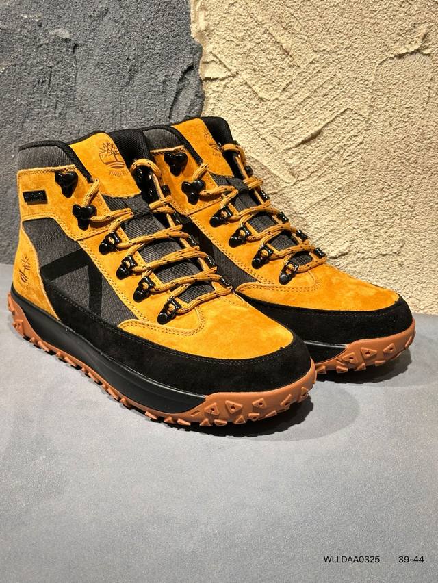 新品上市实拍 Timberland添柏岚 天伯伦休闲户外网布系列 广东大厂品质 原盒原包装 面料采用意大利顶级磨砂细纹牛皮 鞋底采用柔软橡胶大底 脚感一流 搭配
