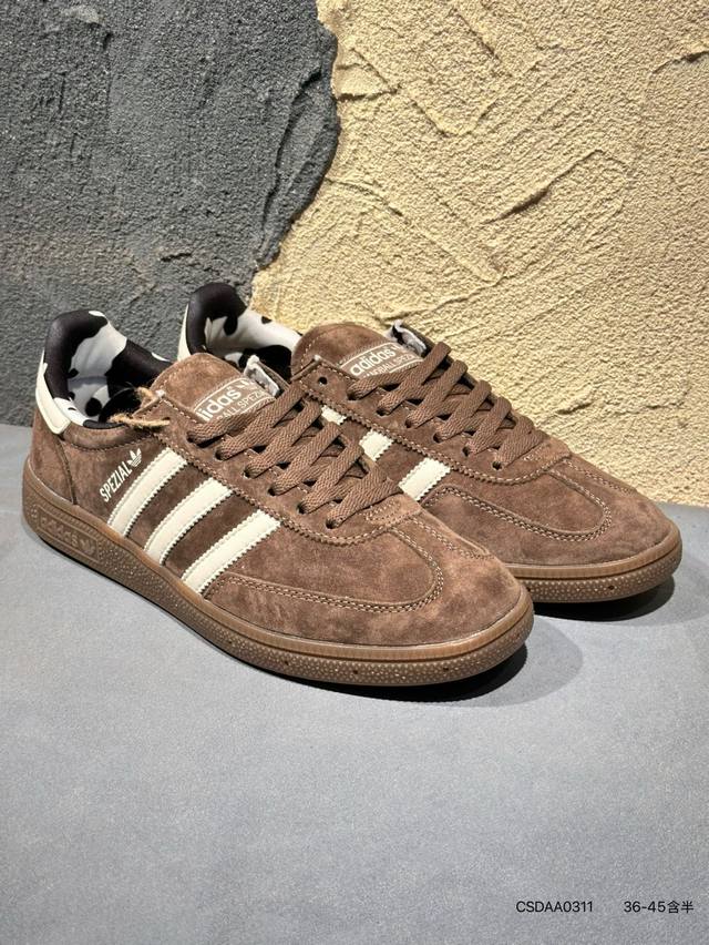 Adidas Samba Og 桑巴德迅板鞋立体Samba烫金Logo 区别市场一切版本 针车走线 冲孔均为最高标准打造 后跟港宝材料定型 反口弧度完美 Jr5