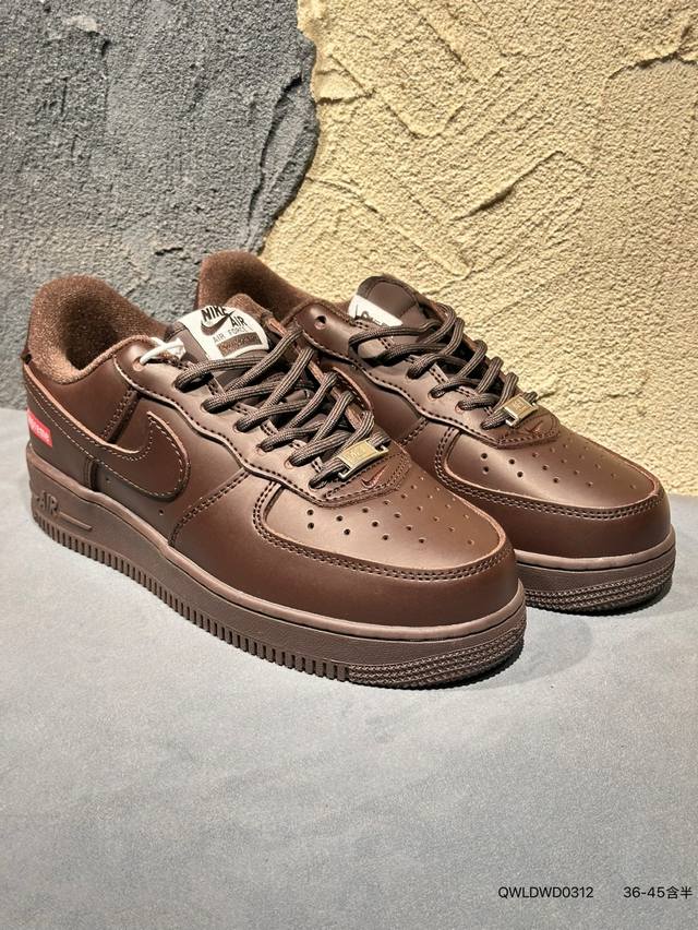 新品上市实拍 耐克 Supreme Ss20 Week 2 X Nike Air Force 1 Low Sup联名空军一号低帮休闲运动板鞋 货号：Cu9225