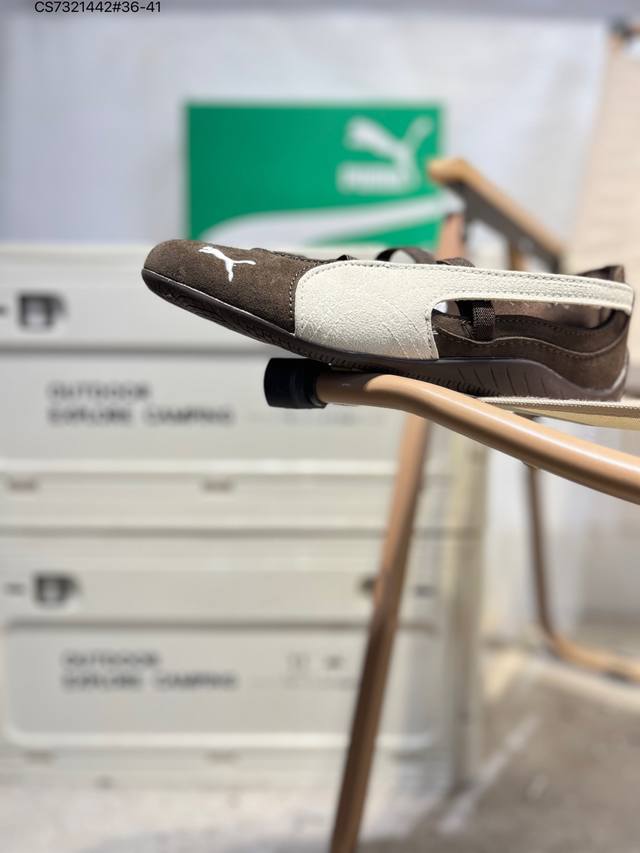 Puma Speedcat Ballet Lth Wns 芭蕾薄底 柔软舒适 平底复古运动休闲鞋 以趣味十足又前卫复古的设计引领潮流 融入经典配色 主打前卫复古