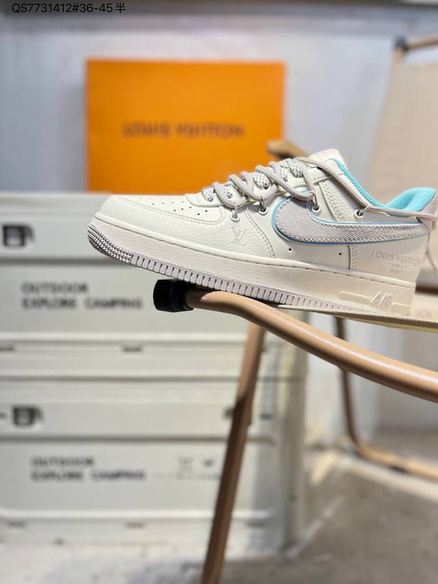 纯原头层版本北面 X Nk Air Force 1'07 Low 空军一号低帮休闲板鞋 #定制皮料 原楦原纸板 纯正空军版型 高清洁度 内置全掌气垫Dm6868