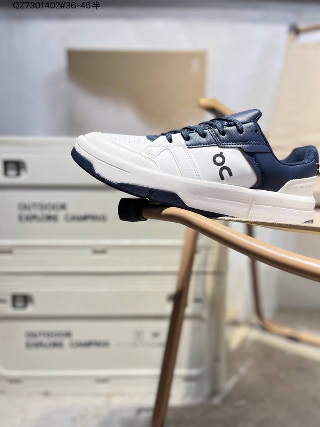 On昂跑 Cloudvista 鞋款以网球为灵感的运动休闲鞋，大胆的复古外观与革新科技融合，助力运动生活的活力探索，让你尽享全天候舒适；多层叠加的环保人造皮革打