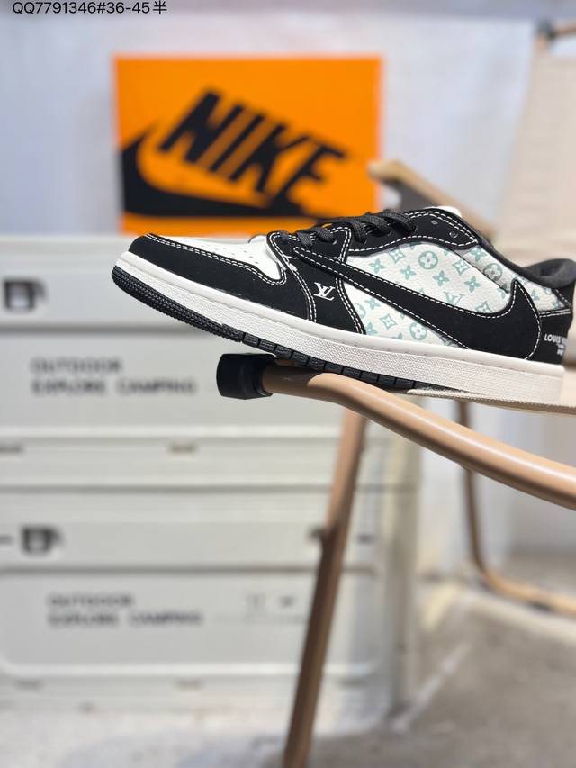 福利特价 公司级头层皮乔丹Air Jordan 1 Low Aj1低帮系列篮球鞋 官方同步配色 原装级产物 #拒绝公底 立体鞋型 细节完美 高清洁度Lx1988