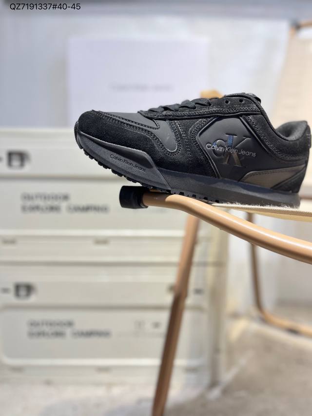 Ck光端支线打造，美国个性时尚品牌-卡尔文 克莱恩Calvin Klein Sneakers休闲百搭板鞋 Ymym00621 Qz7191337#40-45