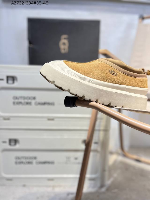 Ugg 百搭单品 秋冬新品,机能撞色王一博代言热门大爆款！ 半包头套脚进口隆丰一级羊皮毛一体 代购专供品质 高弹Modern中底 外置防滑大底 套脚抽绳设计 穿