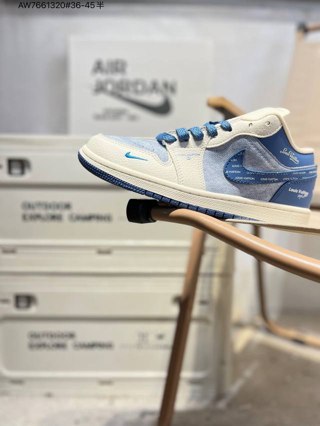公司级头层皮乔丹Air Jordan 1 Low Aj1低帮系列篮球鞋 官方同步配色 原装级产物 #拒绝公底 立体鞋型 细节完美 高清洁度Qd1988 Aw76