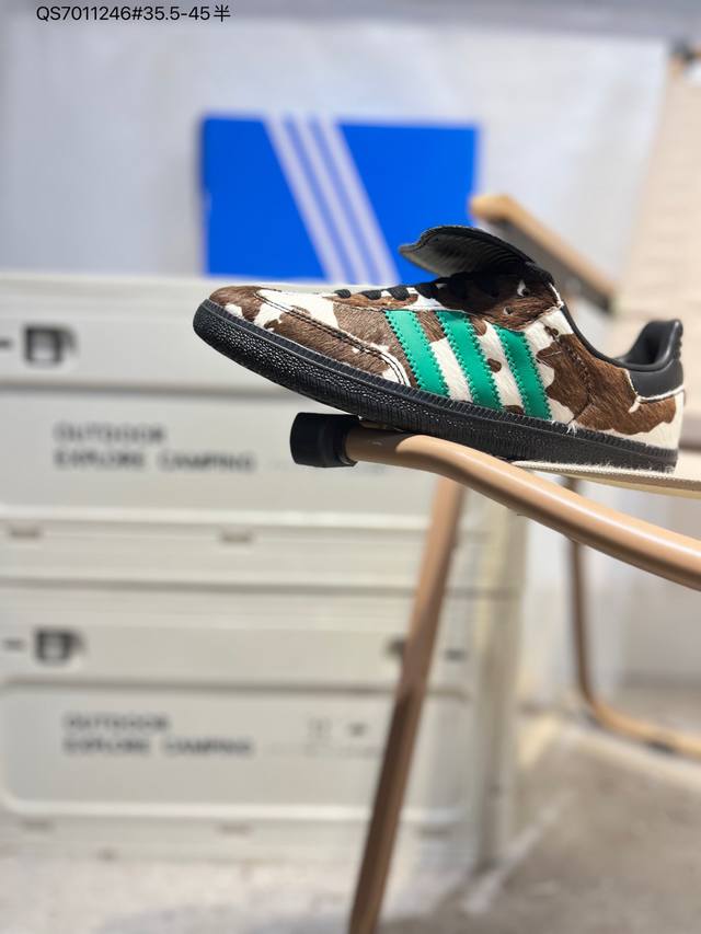 阿迪达斯三叶草Adidas Originals Samba Vegan Og”Spd“桑巴舞系列绅士德训足球风百搭低帮休闲运动板鞋Js3930 Qs701124