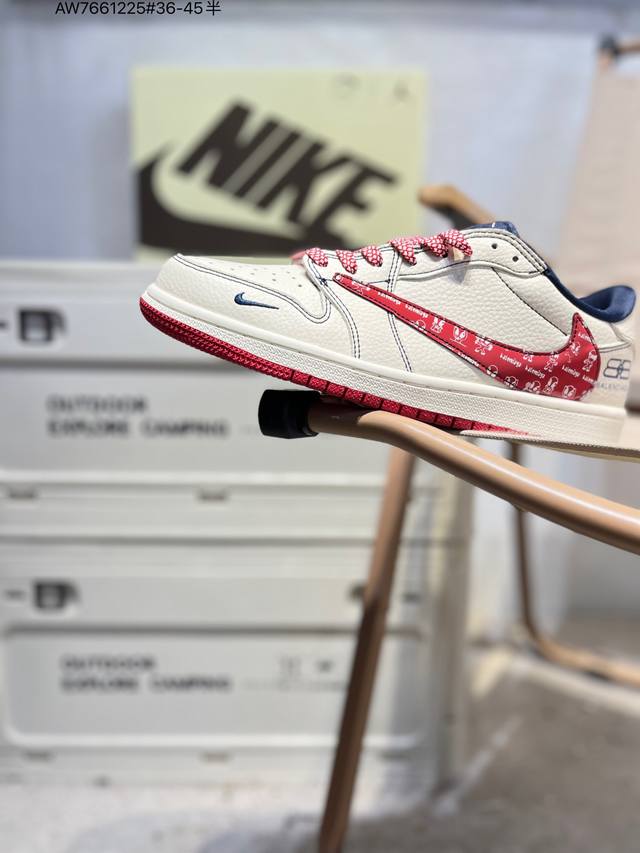 公司级头层皮乔丹Air Jordan 1 Low Aj1低帮系列篮球鞋 官方同步配色 原装级产物 #拒绝公底 立体鞋型 细节完美 高清洁度Ds2025 Aw76