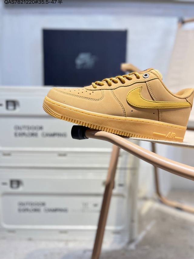Nk Air Force 7 Low 空军一号低帮休闲板鞋 #定制皮料 原楦原纸板 纯正空军版型 高清洁度 内置全掌气垫Cw6999 Qas7821220#35