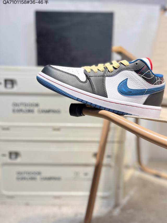 公司级头层皮乔丹Air Jordan 1 Low Aj1低帮系列篮球鞋 官方同步配色 原装级产物 #拒绝公底 立体鞋型 细节完美 高清洁度Fv3622 Qa71