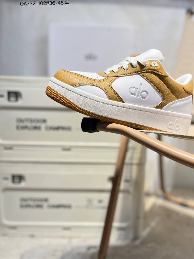 Alo Yoga Recovery Mode 百搭轻便 防滑减震低帮板鞋 鞋底鞋垫巨厚，起码增高3、4厘米A0685U Qa732 2#36-45半