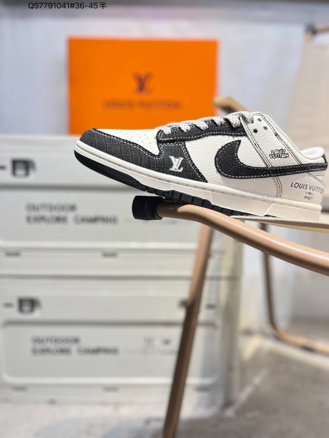 Lv X Nike Sb Dunk Low 大厂出品 极力推荐 新配色 原装头层材料 独家版型蒸餾加工 帶來的是更好的视觉和脚感体验 大厂纯原品质出货 清洁度